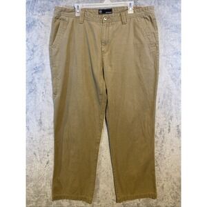Weatherproof Men's Khaki Pants 40x32 Straight Fit Canvas Cotton‎ Normcore